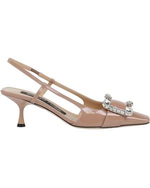 Sergio Rossi Court Shoes Leather - Natural