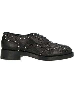 CURIOSITÉ Lace-Up Shoes Calfskin - Black