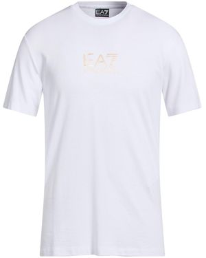 EA7 T-Shirt Viscose, Polyamide, Elastane - White