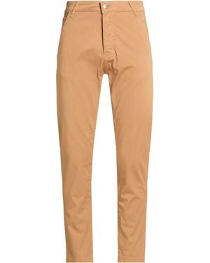 Daniele Alessandrini Trousers Cotton, Elastane - Natural