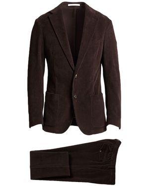 Eleventy Dark Suit Cotton - Black