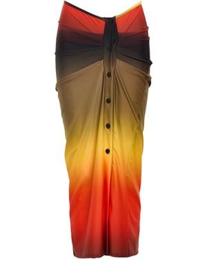 The Attico Midi-Rock - Orange