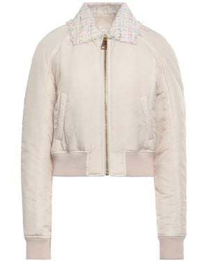 Khrisjoy Cream Jacket Polyamide, Cotton, Acrylic, Polyester, Elastane - Natural