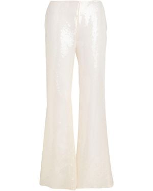 Alberta Ferretti Trousers Polyester - White