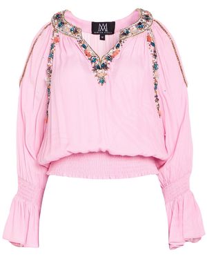 MIRIAM STELLA Top Viscose, Silk - Pink
