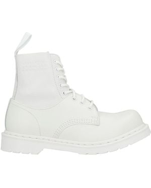Mm6 Maison Margiela X Dr.martens Botines De Caña Alta - Blanco