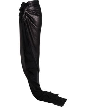 Rick Owens Maxi Skirt Silk, Polyester - Black