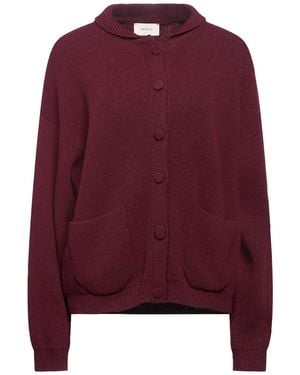 ViCOLO Cardigan Viscose, Polyamide, Wool, Cashmere - Red
