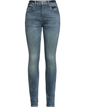 7 For All Mankind Jeans Cotton, Elastane - Blue