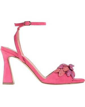 Menbur Sandals Textile Fibers - Pink