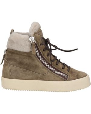 Giuseppe Zanotti Khaki Sneakers Leather - Brown