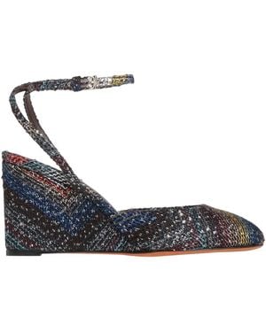 Missoni Court Shoes Textile Fibres - Blue