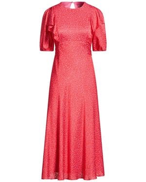 Ted Baker Midi Dress Viscose, Polyester - Red