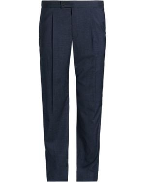 Caruso Pants Wool, Linen, Elastane - Blue