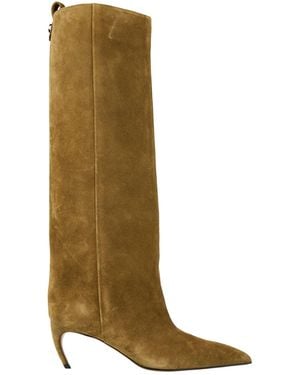 The Attico Boot Leather - Green