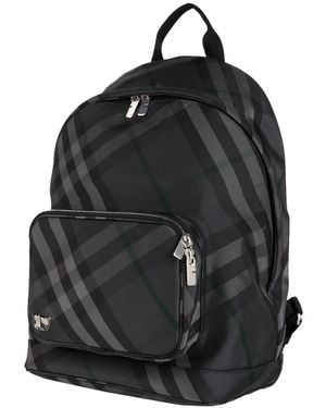 Burberry Charcoal Backpack Polyamide, Polyurethane - Black