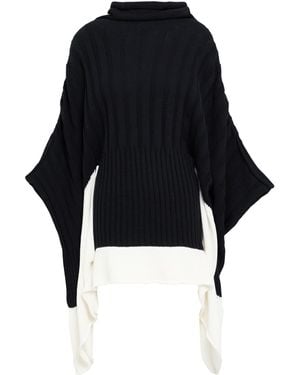 Issey Miyake Mini Dress Cotton, Acrylic - Black
