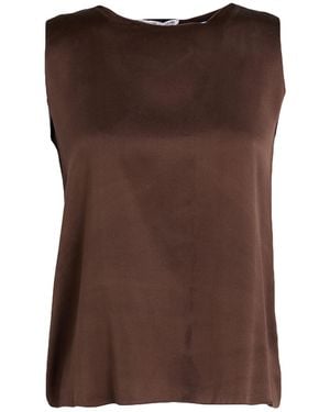 Shirt C-zero Top Silk, Elastane - Brown