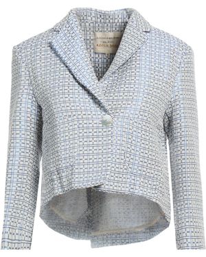 ALESSIA SANTI Jacket Polyester, Cotton - Grey