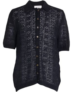 Laneus Cardigan Linen, Cotton - Black