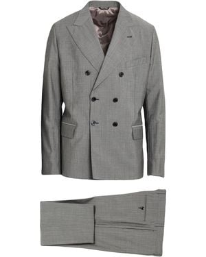 Reveres 1949 Suit Virgin Wool, Mohair Wool - Gray