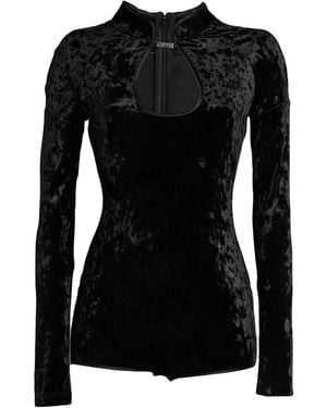 Versace Jeans Couture Bodysuit Polyester, Elastane - Black