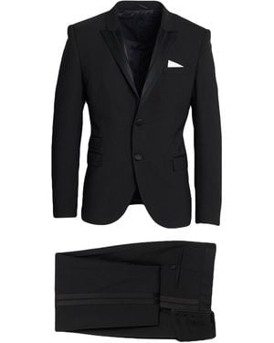 Neil Barrett Suit Polyester, Virgin Wool, Elastane - Black