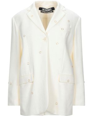 Jacquemus Blazer Viscose - White