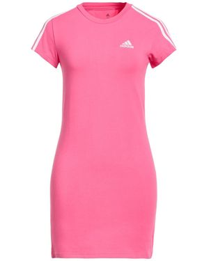 adidas Mini Dress Cotton, Elastane - Pink