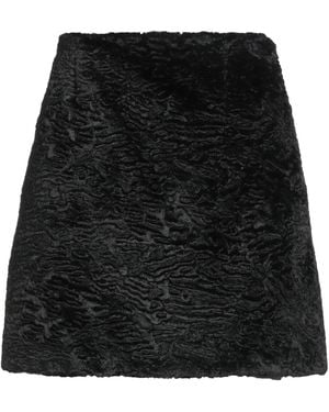 Vivetta Mini Skirt Viscose, Cotton - Black