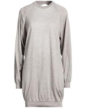 Moschino Mini Dress Virgin Wool, Silk - Gray