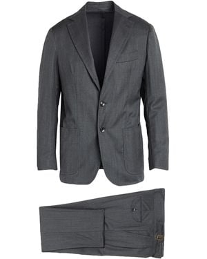 Sartorio Napoli Lead Suit Super 140S Wool - Grey