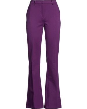 Manila Grace Trousers Viscose, Polyamide, Elastane - Purple
