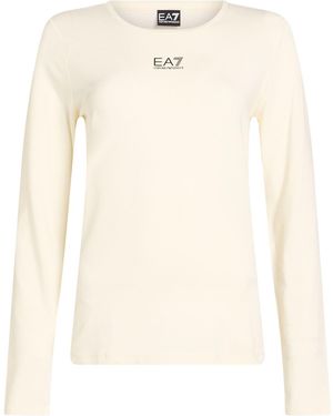 EA7 T-Shirt Cotton, Modal, Elastane - Natural
