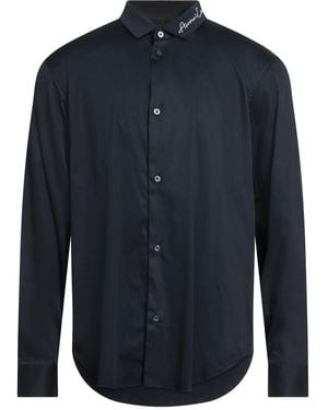 ARMANI EXCHANGE Midnight Shirt Cotton, Elastane - Blue