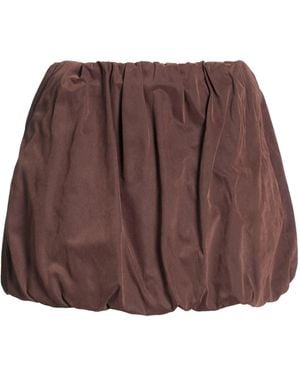 Alysi Mini Skirt - Brown