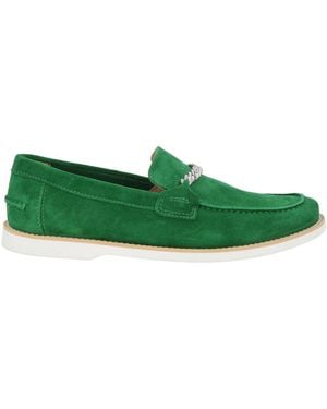 Baldinini Emerald Loafers Leather - Green