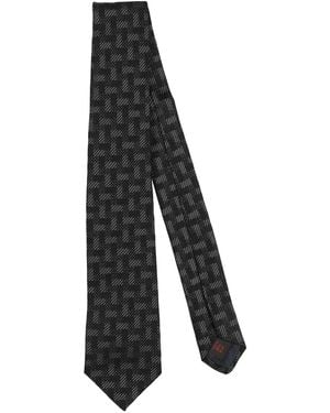 Tagliatore Ties & Bow Ties Silk - Black