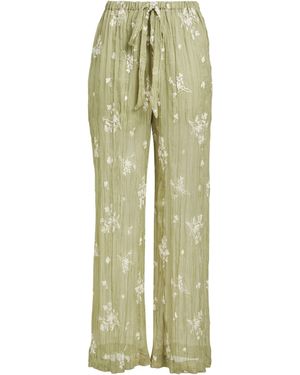 Sabina Musayev Pants Polyester, Cotton - Green