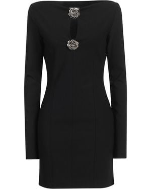 Blumarine Mini Dress Viscose, Polyamide, Elastane - Black