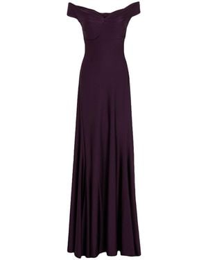 La Petite Robe Di Chiara Boni Maxi Dress Polyamide, Elastane - Purple