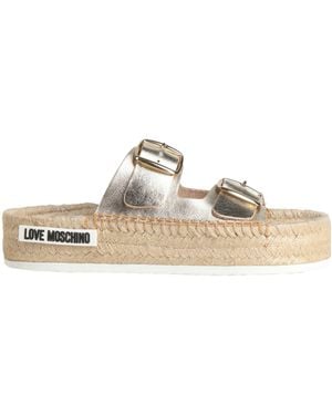 Love Moschino Espadrilles Leather - White