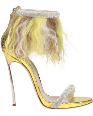 Casadei Sandals Leather - Metallic