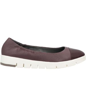 RENASCENTIA Firenze Burgundy Ballet Flats Leather - Brown