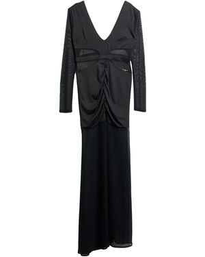 Gaelle Paris Maxi Dress Polyester, Elastane - Black