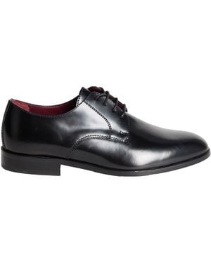 Antica Cuoieria Zapatos De Cordones - Negro