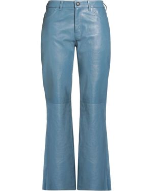 Marni Slate Trousers Goat Skin - Blue