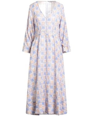 Caliban Maxi Dress Cotton - Purple