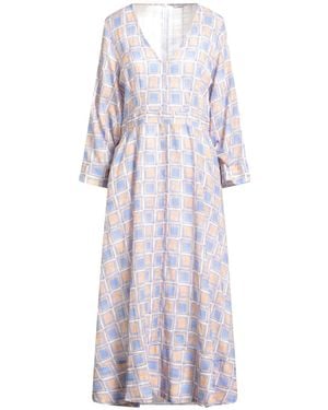 Caliban Maxi Dress Cotton - Purple