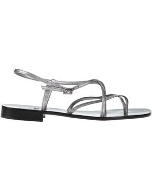 Paolo Ferrara Thong Sandal Leather - White